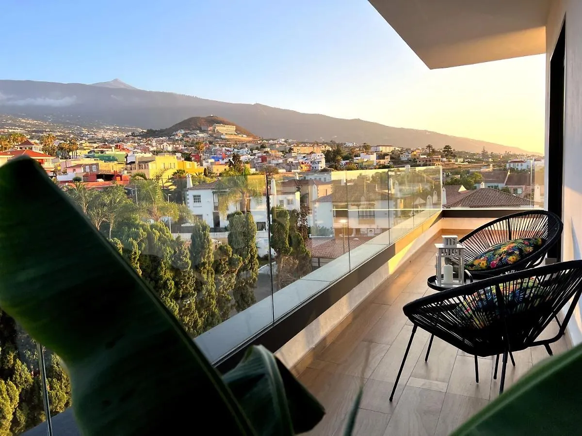 Lujoso Apartamento Completo, Piscina, Terraza Con Vistas Al Teide Puerto de la Cruz